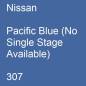 Preview: Nissan, Pacific Blue (No Single Stage Available), 307.